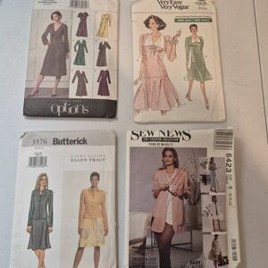 Lot Of 13  Vintage Sewing Patterns Womens And Mens Clothing